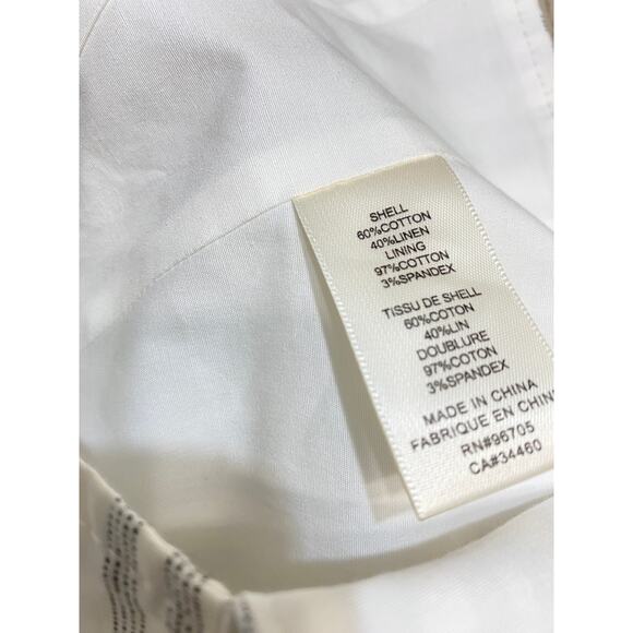 NEW Rebecca Taylor Sleeveless Striped Corset Top - Picture 3 of 9